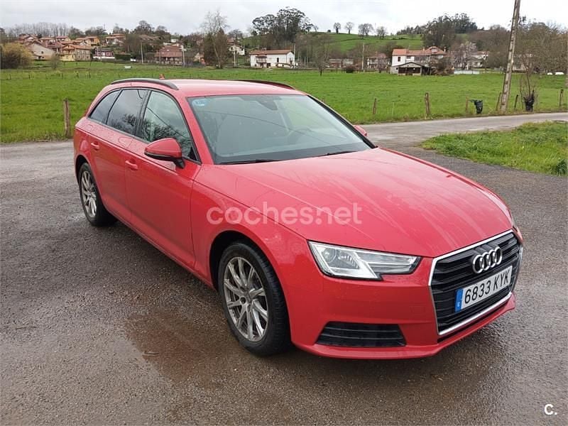 Rojo Usado 2019 Audi A4 Advanced Plus Familiar | 15.570 € (Precio justo) - Imagen 1/4