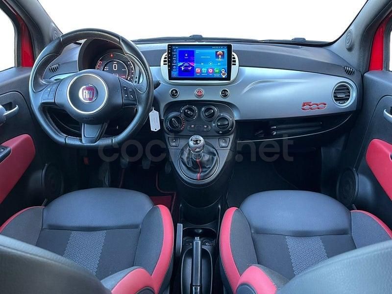 Usado Fiat 500C Lounge 69 CV (50 kW) 2015 Rojo Descapotable