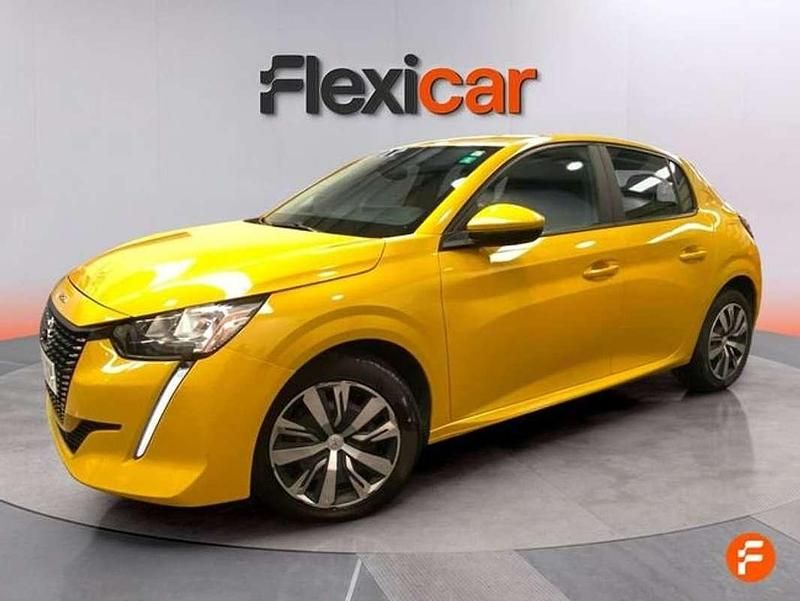 Usado Peugeot 208 Active 99 CV (72 kW) 2020 Amarillo Utilitario