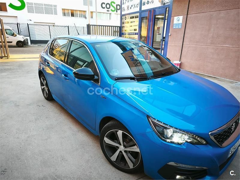 Usado Peugeot 308 GT 130 CV (95 kW) 2020 Azul Berlina