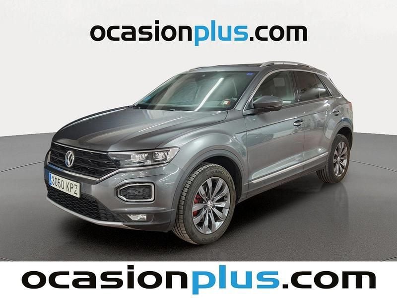 Gris Usado 2018 VW T-Roc Sportline SUV | 20.082 € (Precio justo) - Imagen 1/4