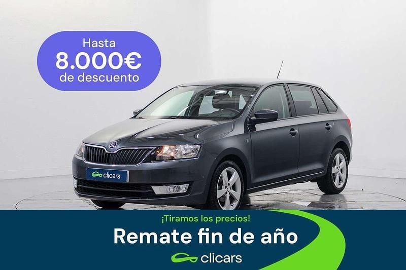 Gris Usado 2015 Skoda Rapid Ambition Utilitario | 9490 € (Precio justo) - Imagen 1/4