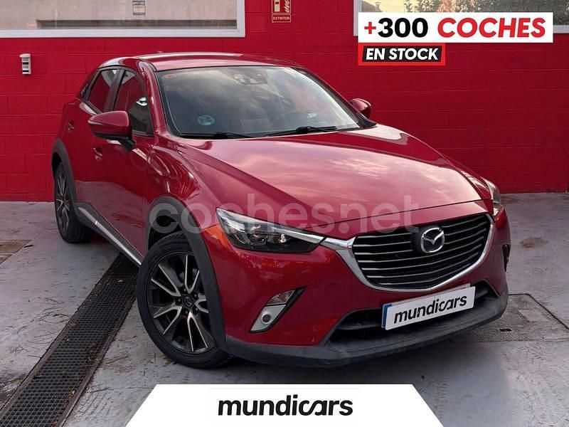 Rojo Usado 2017 Mazda CX-3 Luxury SUV | 15.490 € (Precio justo) - Imagen 1/4