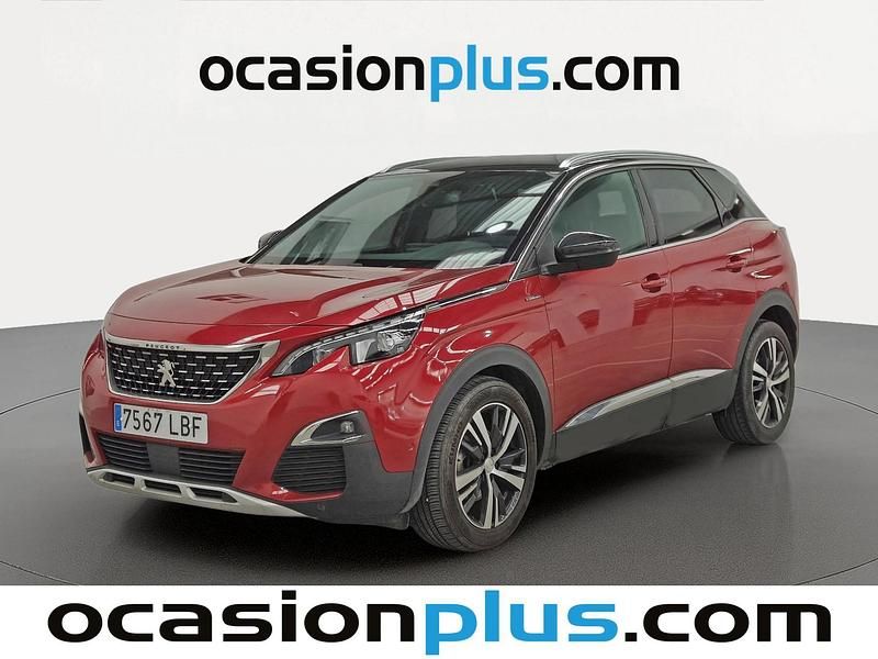 Usado Peugeot 3008 GT-line 131 CV (96 kW) 2019 Rojo SUV