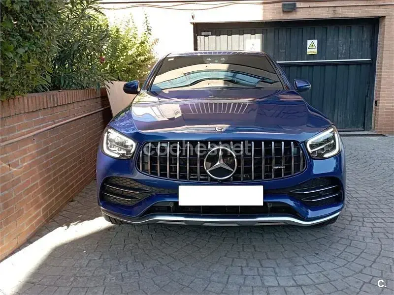 Usado Mercedes GLC43 AMG 390 CV (286 kW) 2021 Azul SUV
