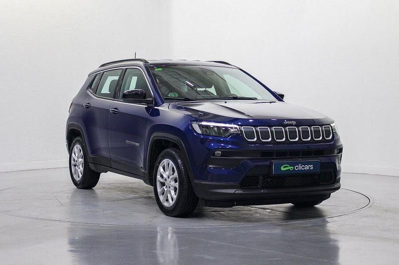 Usado Jeep Compass Longitude 130 CV (95 kW) 2021 Azul SUV