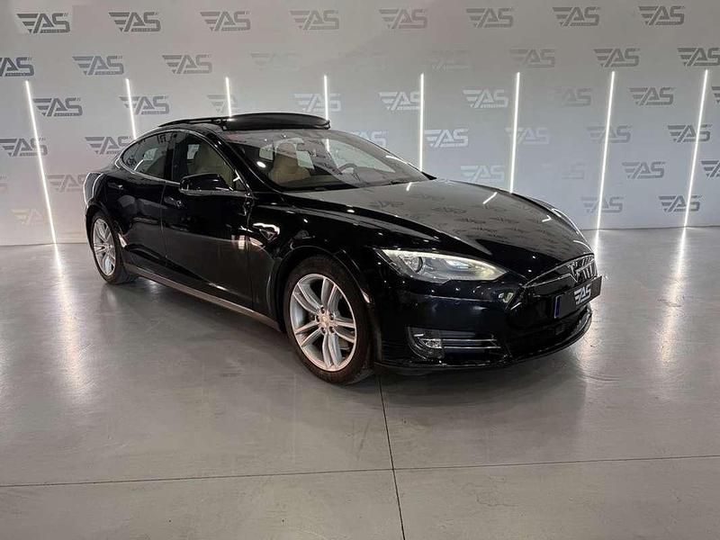 Usado Tesla Model S 389 kW (530 CV) 2016 Negro Utilitario