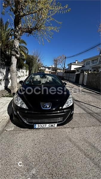Usado Peugeot 308 CC Sport 156 CV (114 kW) 2009 Negro Descapotable