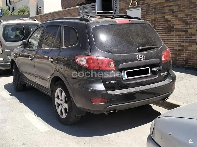 Usado Hyundai Santa Fe Style 155 CV (114 kW) 2008 Negro SUV