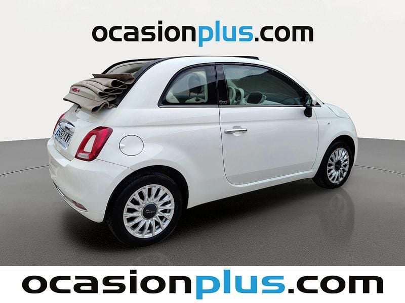 Usado Fiat 500 Lounge 69 CV (50 kW) 2019 Blanco Descapotable