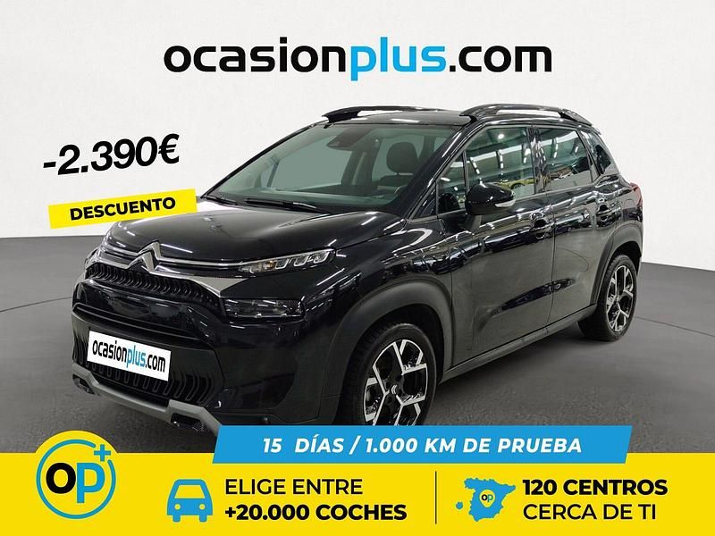Negro Usado 2024 Citroën C3 Aircross PureTech SUV | 14.090 € (Precio justo) - Imagen 1/4