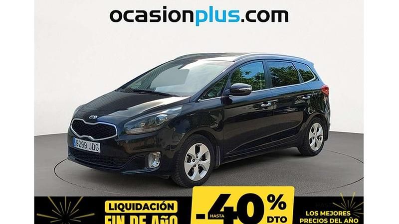 Negro Usado 2015 Kia Carens Monovolumen | 12.990 € (Precio justo) - Imagen 1/4