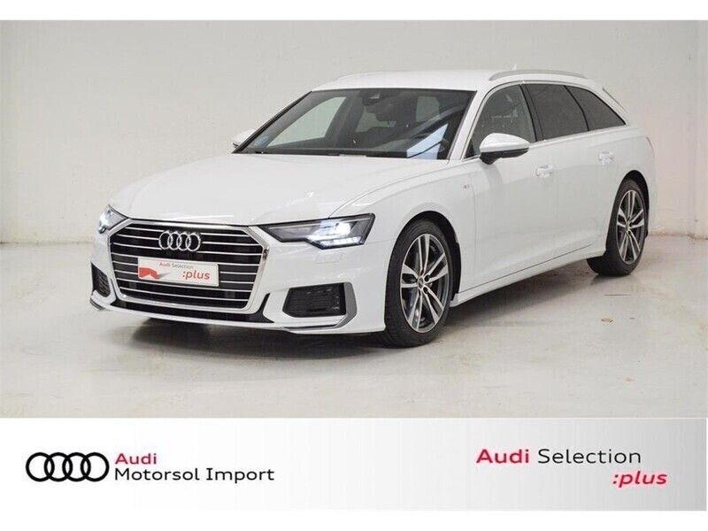 Usado Audi A6 S-Line 204 CV (150 kW) 2022 Blanco glaciar Familiar