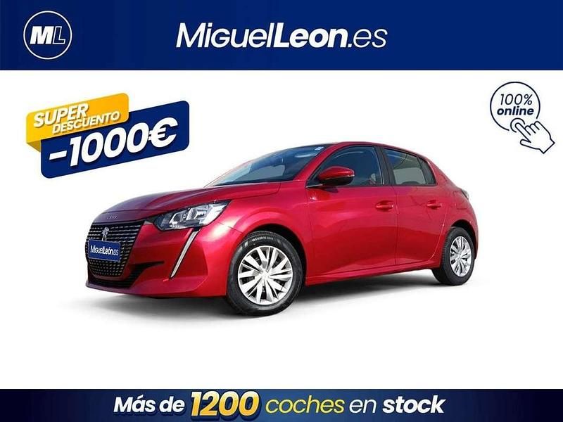 Rojo Usado 2021 Peugeot 208 Active Utilitario | 10.985 € (Precio justo) - Imagen 1/3