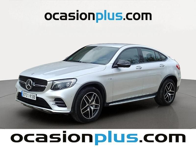 Usado Mercedes GLC43 AMG AMG 367 CV (269 kW) 2018 Gris plata Coupe