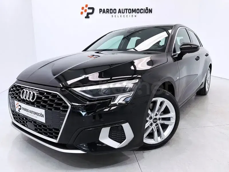 Usado Audi A3 S-Line 150 CV (110 kW) 2021 Negro Berlina