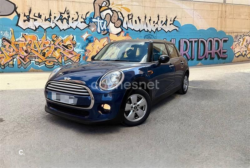 Usado Mini Cooper D 116 CV (85 kW) 2015 Azul Utilitario