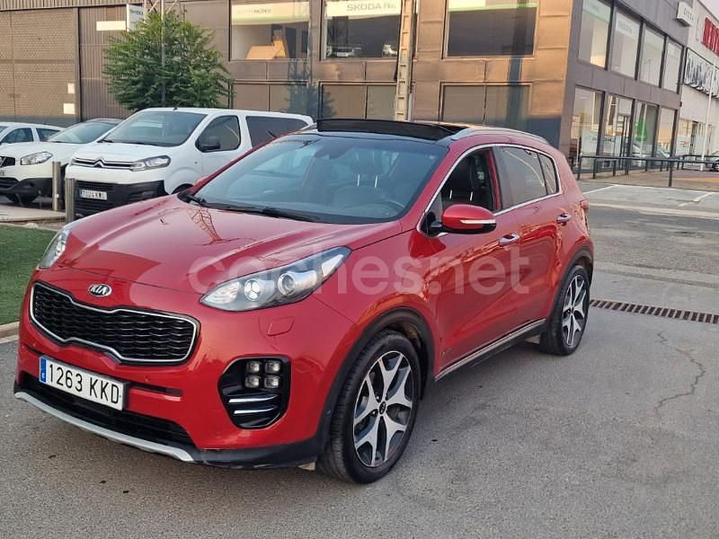 Granate Usado 2018 Kia Sportage GT-Line SUV | 17.900 € (Precio justo) - Imagen 1/4