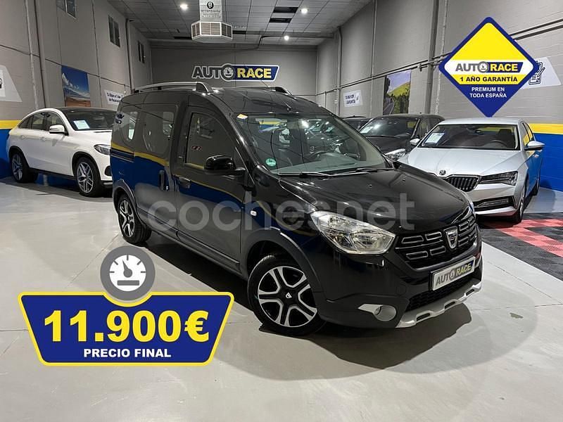 Negro Usado 2018 Dacia Dokker Essentiel Monovolumen | 11.900 € (Buen precio) - Imagen 1/4