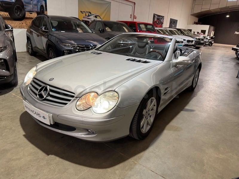 Usado Mercedes SL500 306 CV (225 kW) 2001 Gris / plata Descapotable