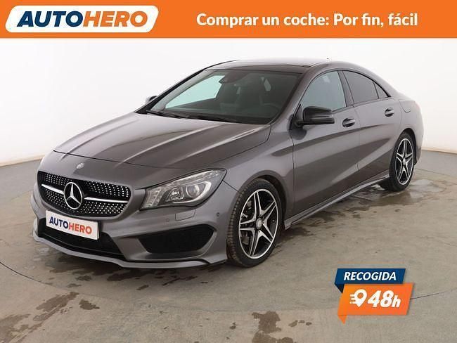Usado Mercedes CLA220 AMG line 177 CV (130 kW) 2015 Gris Berlina