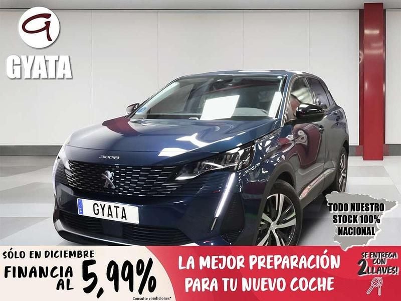 Azul Usado 2022 Peugeot 3008 Allure Monovolumen | 19.990 € (Precio justo) - Imagen 1/4