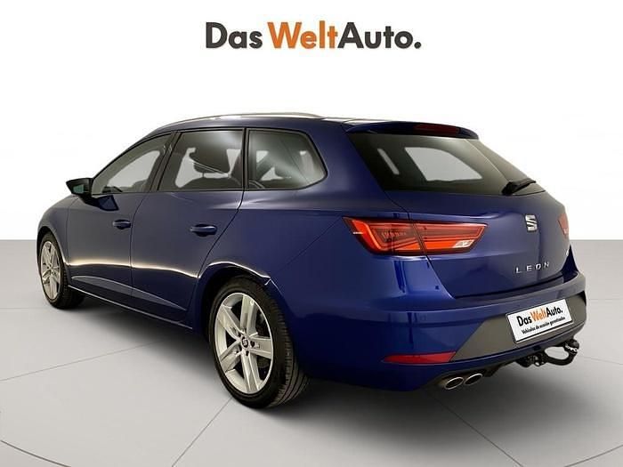 Azul Usado 2019 Seat Leon FR Familiar | 16.500 € (Buen precio) - Imagen 1/4