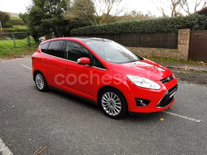 Usado Ford C-MAX Titanium 140 CV (102 kW) 2015 Rojo Monovolumen