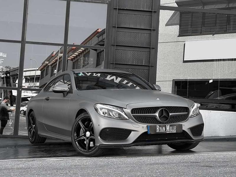 Blanco Usado 2015 Mercedes C250 AMG line Coupe | 25.900 € (Buen precio) - Imagen 1/4