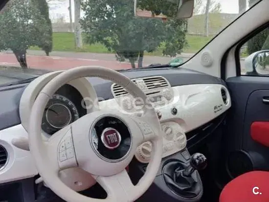 Usado Fiat 500 Lounge 95 CV (69 kW) 2013 Blanco Berlina