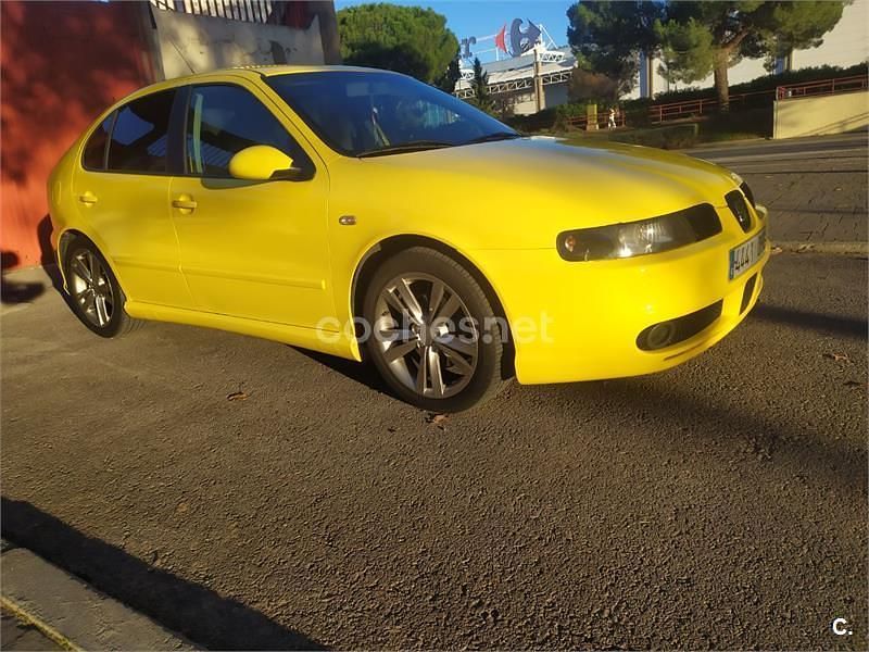 Brugt Seat Leon FR 150 HK (110 kW) 2005 Gul Hatchback