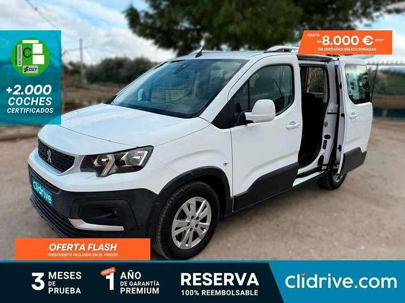 Blanco Usado 2021 Peugeot Rifter Active Monovolumen | 16.390 € (Caro) - Imagen 1/3