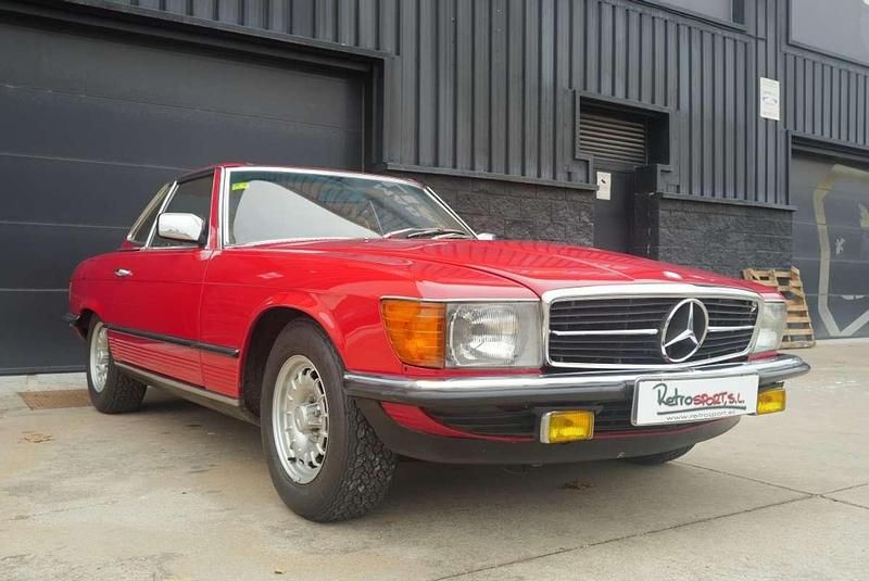 Usado Mercedes SL500 245 CV (180 kW) 1983 Rojo Coupe