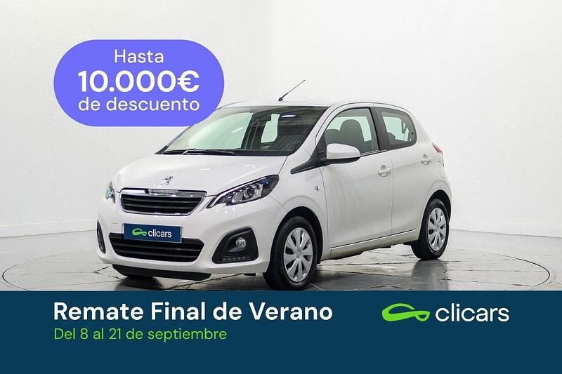 Blanco Usado 2021 Peugeot 108 Active Utilitario | 10.290 € (Precio justo) - Imagen 1/4