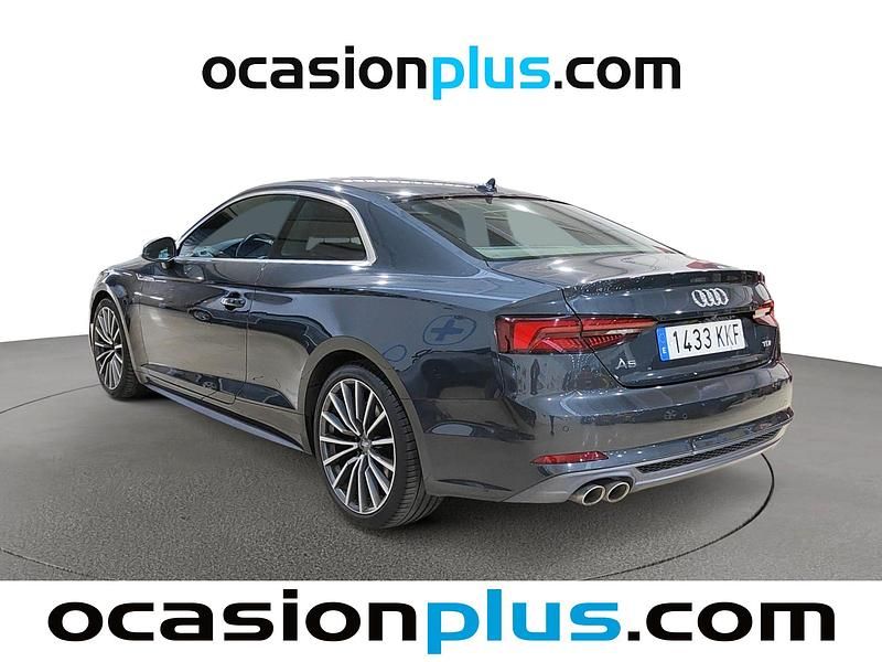 Usado Audi A5 S-Line 190 CV (139 kW) 2018 Gris Coupe