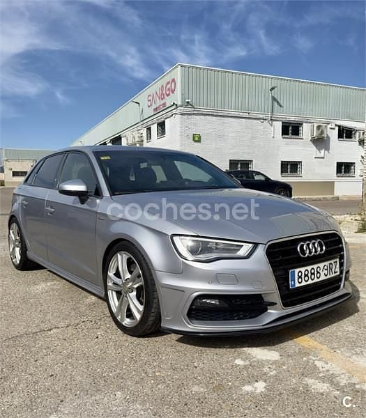 Usado Audi A3 S-Line 150 CV (110 kW) 2016 Azul Berlina