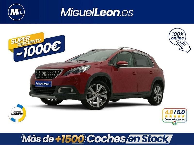Rojo Usado 2019 Peugeot 2008 Allure SUV | 10.985 € (Super precio) - Imagen 1/3