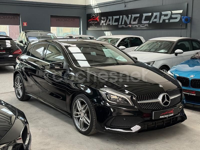 Negro Usado 2016 Mercedes A180 AMG line Berlina | 15.400 € (Caro) - Imagen 1/4