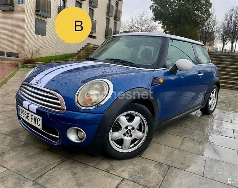 Käytetty Mini Cooper D 110 HP (80 kW) 2007 Sininen Viistoperä