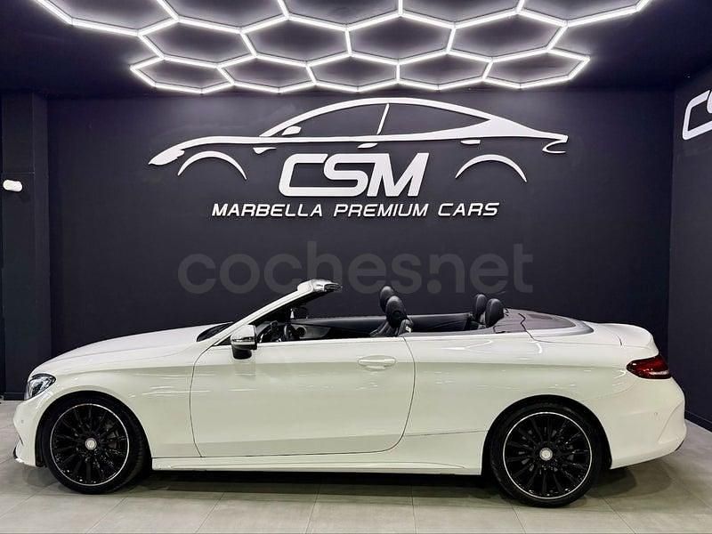 Usado Mercedes C220 170 CV (125 kW) 2017 Blanco Descapotable