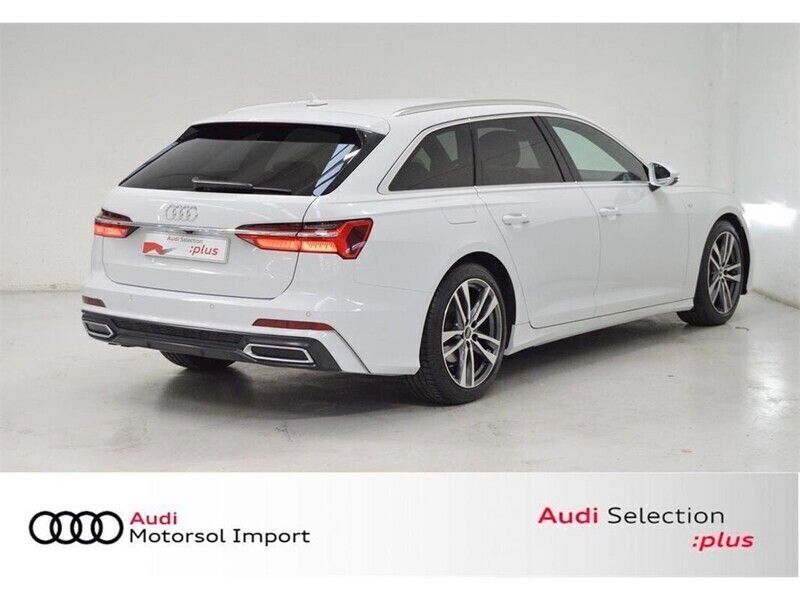 Usado Audi A6 S-Line 204 CV (150 kW) 2022 Blanco glaciar Familiar