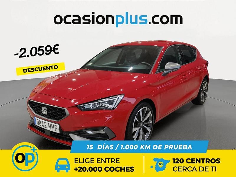 Usado Seat Leon FR 130 CV (95 kW) 2024 Rojo
