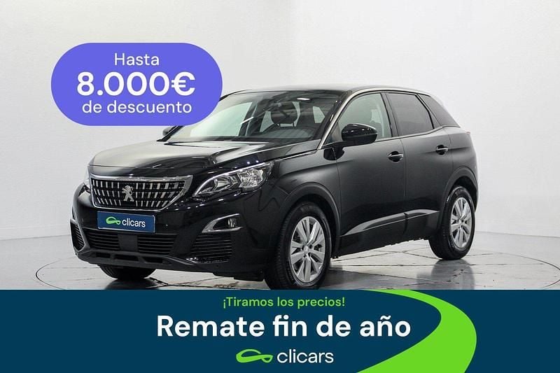 Negro Usado 2020 Peugeot 3008 Active SUV | 15.390 € (Super precio) - Imagen 1/4