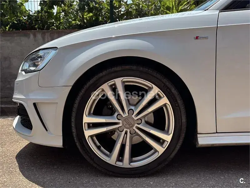 Usado Audi A3 S-Line 150 CV (110 kW) 2015 Blanco Berlina