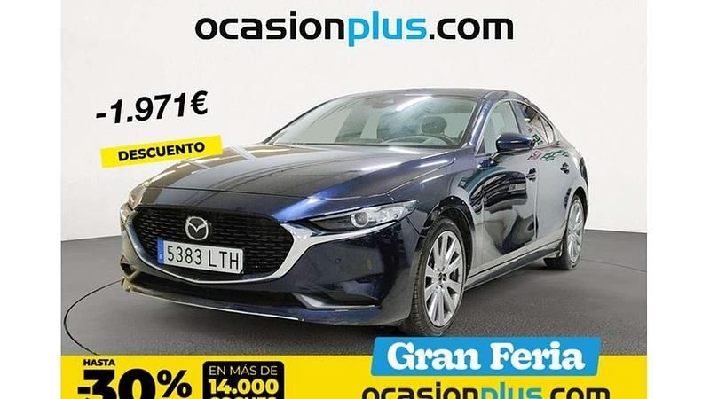 Azul Usado 2021 Mazda 3 Berlina | 19.719 € (Precio justo) - Imagen 1/4