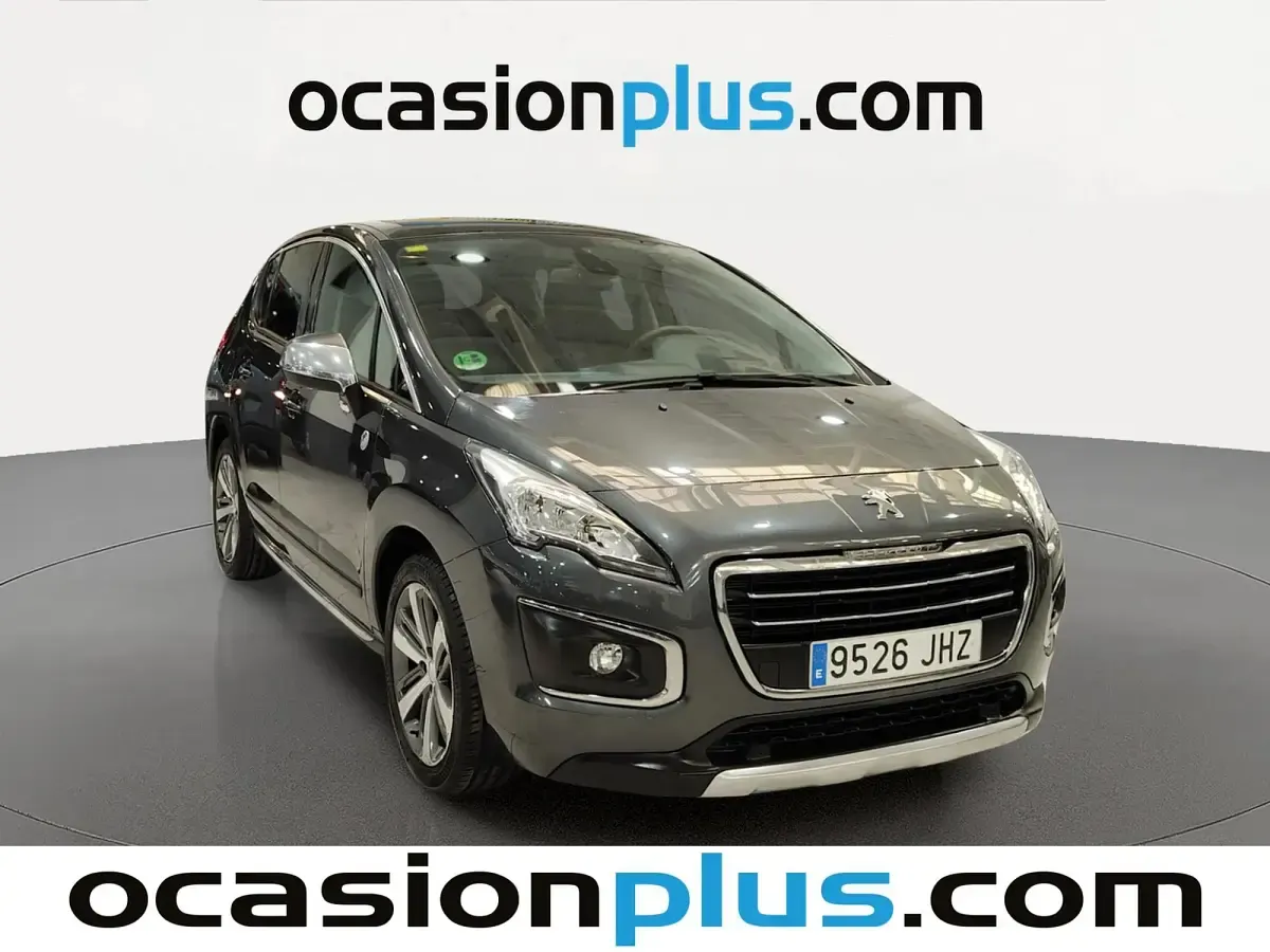 Usado Peugeot 3008 Crossway 120 CV (88 kW) 2015 Gris Familiar