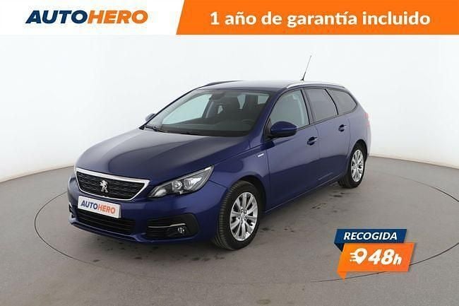 Azul Usado 2018 Peugeot 308 Style Utilitario | 9799 € (Buen precio) - Imagen 1/3