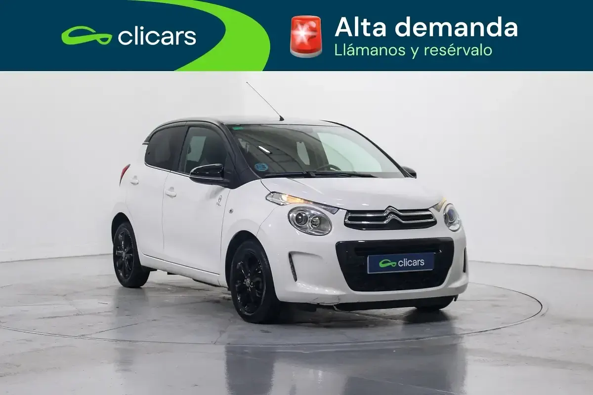 Usado Citroën C1 Origins 72 CV (52 kW) 2019 Blanco Utilitario