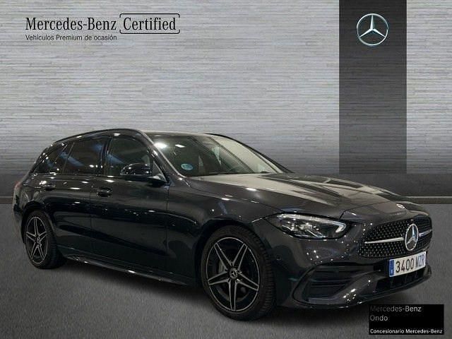 Usado Mercedes C220 AMG line 200 CV (147 kW) 2025 Gris grafito Familiar