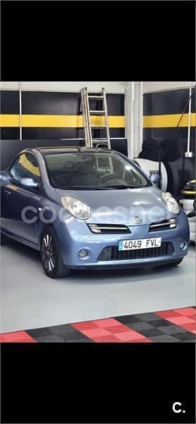 Usado Nissan Micra C+C Tekna 110 CV (80 kW) 2007 Azul Descapotable